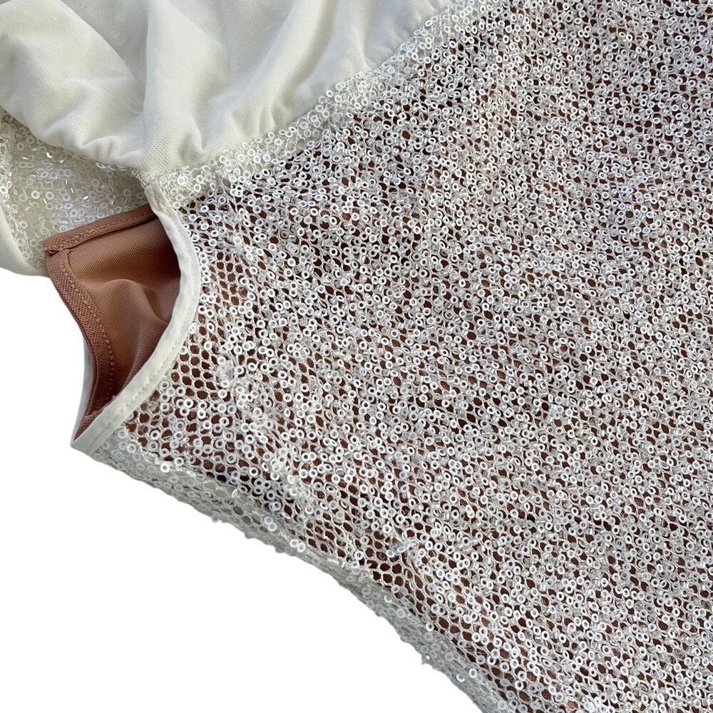 self-portrait Beaded Maxi Dress in White‎ - Picture 10 of 16